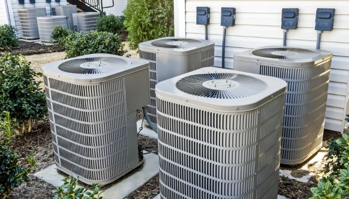 Four Commercial Air Conditioning Units